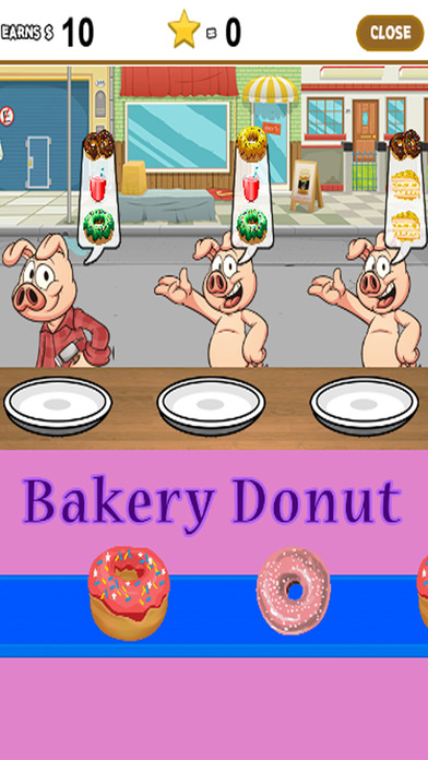 Bakery Story Pep Pig Donut Cooking Games screenshot 2