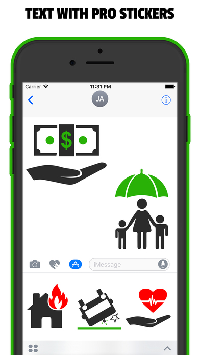 InsuranceMoji - Insurance Business Emoji Stickers screenshot 2
