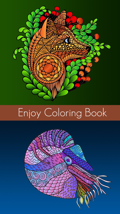 Coloring Book for Adults and kids-free games screenshot 2