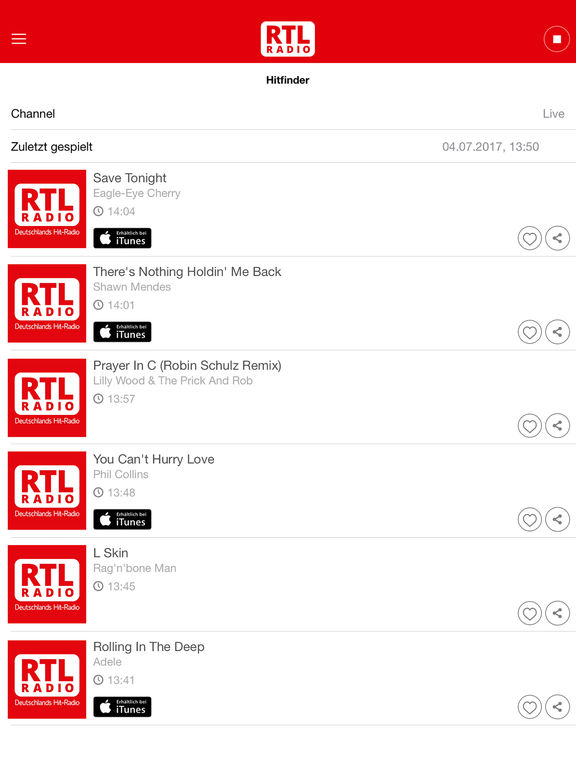 RTL RADIO die besten Hits aller Zeiten on the App Store