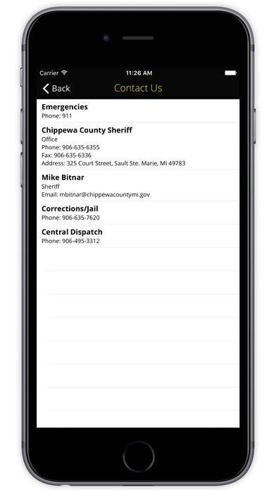 Chippewa County Sheriff screenshot 4