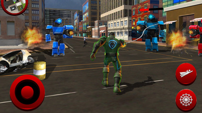 Rope Man vs Robot City Rescue screenshot 3