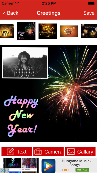 New Year Greeting Cards Booth screenshot 4