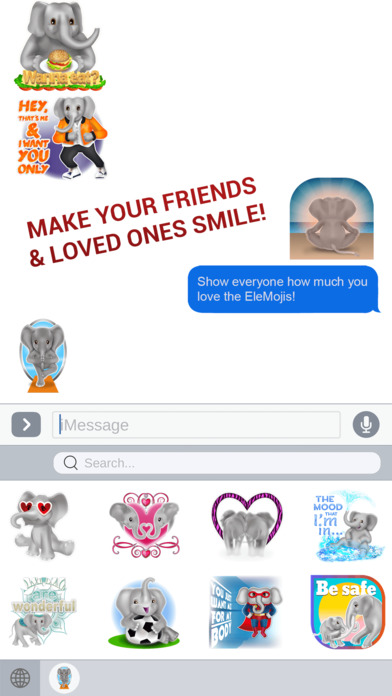 EleMoji - Elephant Emojis & Stickers screenshot 2