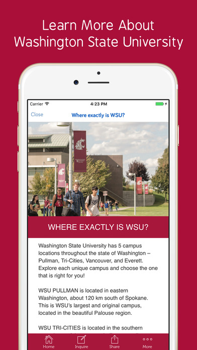 Washington State University (WSU) screenshot 3