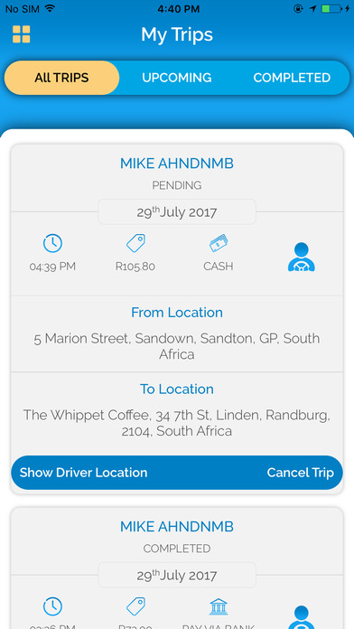 OMGRIDE - Taxi Transportation screenshot 3