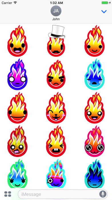 FIREMOJI - Hot Fire Flame Emojis screenshot 2