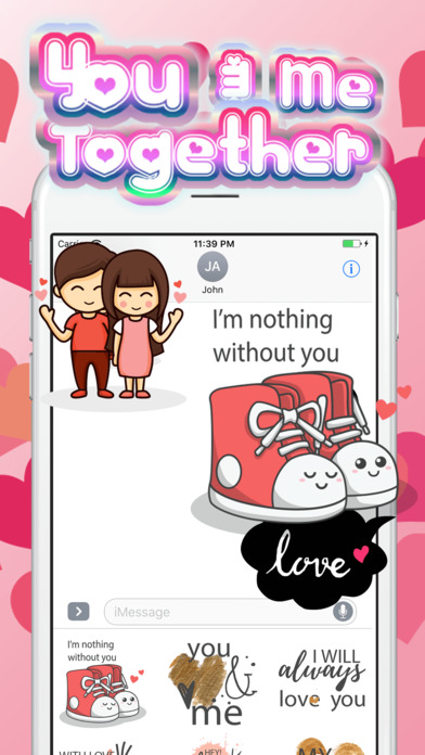You & Me Together Stickers screenshot 2