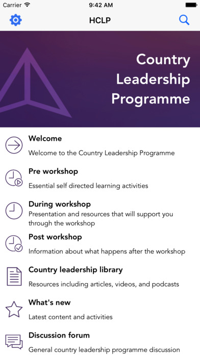 Country Leadership Programme screenshot 2