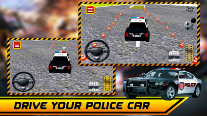 Real Police Car Parking Simulator 3D Game screenshot 3
