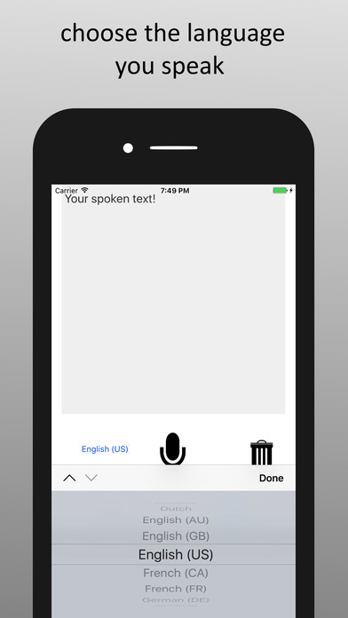 Synthesizer - convert text to speech and dictate screenshot 4