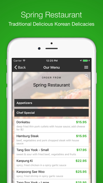 Spring Restaurant screenshot 2