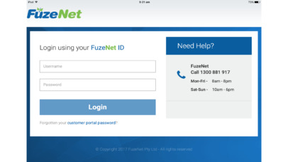 FuzeNet Internet screenshot 3