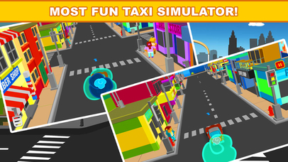 Mini Taxi Simulator 3D screenshot 2