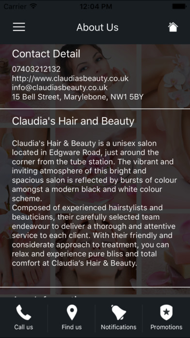 Claudias Hair and Beauty screenshot 2