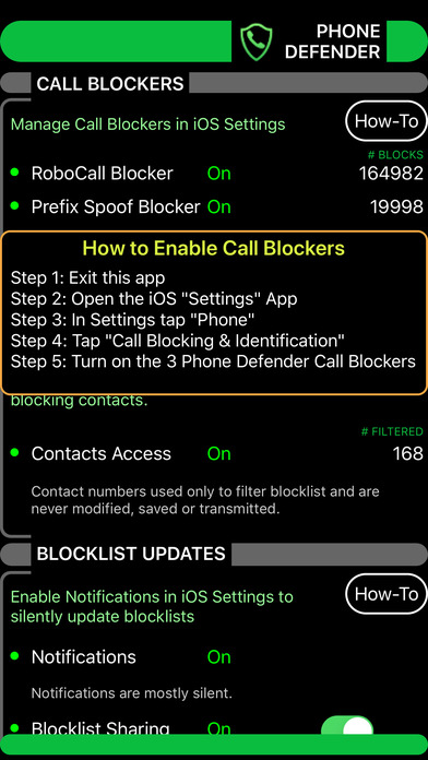 Phone Defender - Call Blocker screenshot 4