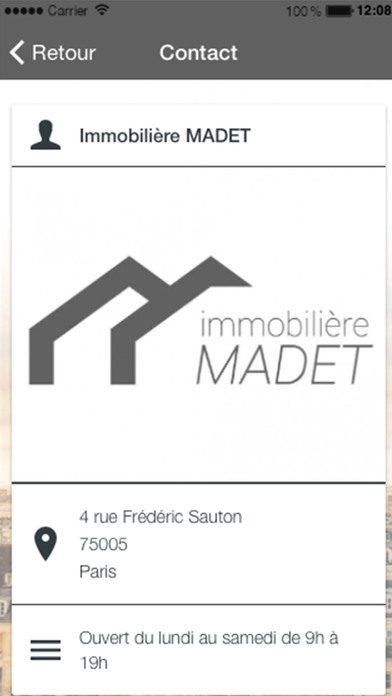Immobilière MADET screenshot 2