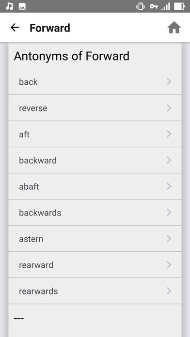 Reverse Dictionary and Thesaurus screenshot 3