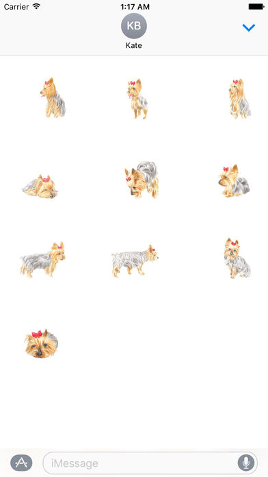 Yorkie Dog Stickers screenshot 3