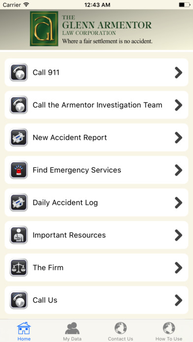 Glenn Armentor Law Injury Help screenshot 2
