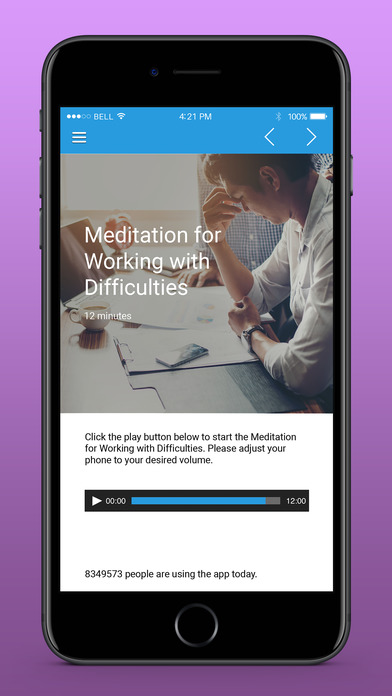 Mindful: Guided Meditation for Stress-relief screenshot 3