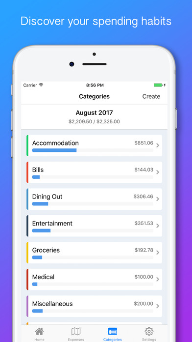 Nomad Budget: Travel Budget & Trip Expense Tracker screenshot 3