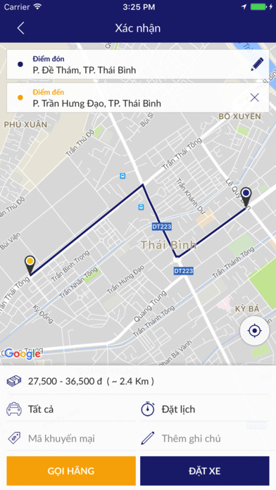 Taxi Hoàng Hà screenshot 2