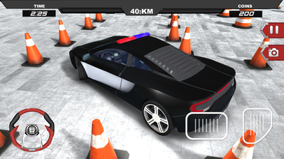Police Car Parking Simulator: Driving School Game screenshot 4