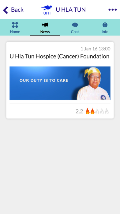 U HLA TUN Hospice screenshot 2
