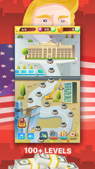 Donald's Domination - Build your Empire in Match 3 screenshot 3