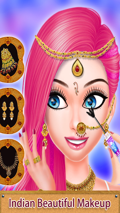 Indian Wedding Beauty Salon - Girls Game screenshot 2