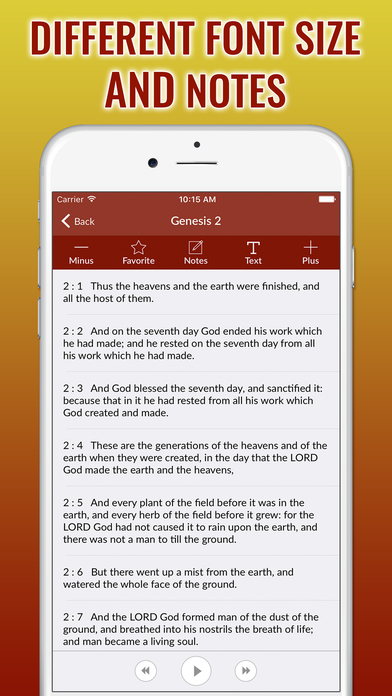 Holy Bible Audio (King James Version) screenshot 3