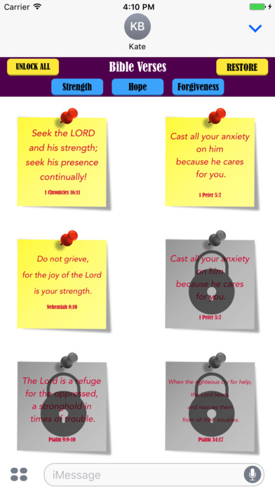 Bible Verses Sticky Notes screenshot 2
