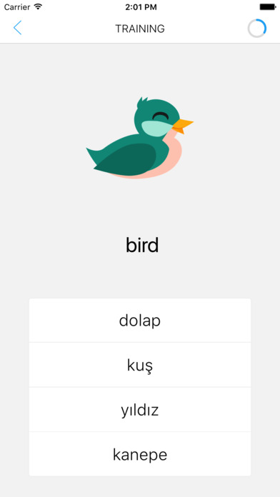 LearnEasy - app for learning Turkish words screenshot 2