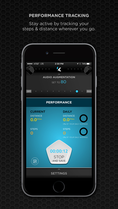 KANOA - Health Tracker and Audio Augmentation screenshot 3
