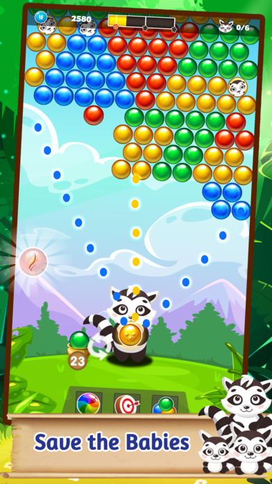 Panda Kitty pop: Bubble shooter Puzzle rescue game screenshot 3