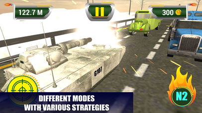 Tank Road Racing Combat & Traffic Rider Stunts screenshot 4