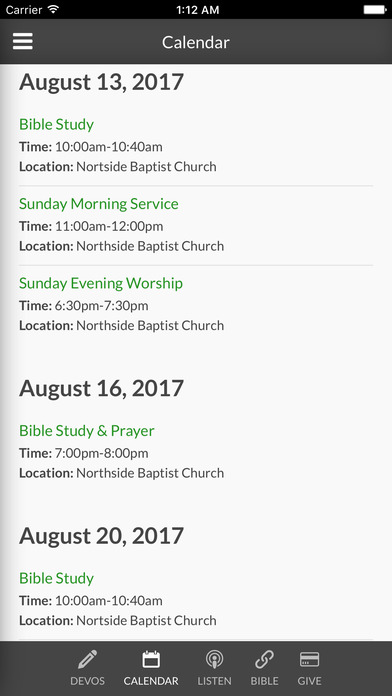 Northside Baptist Church QC screenshot 4