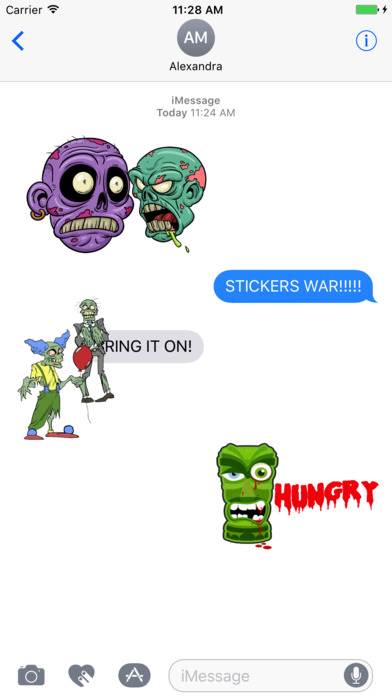 Zombify Me Now! Zombie Emoji Stickers screenshot 4