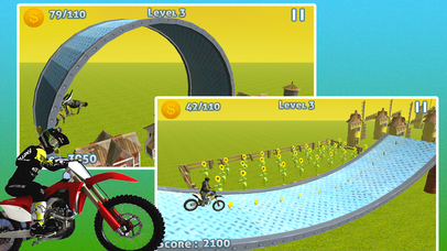 Off Road Stunt Bike 3D screenshot 4