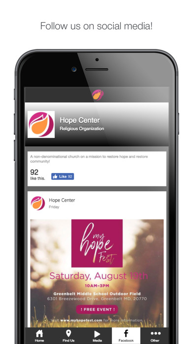 Hope Center - Maryland screenshot 2