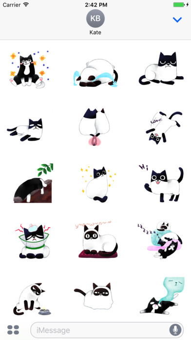 Cat Animated Lovely Stickers screenshot 2