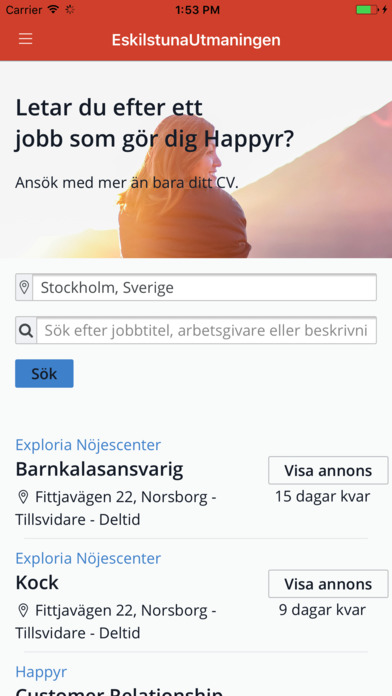 EskilstunaUtmaningen screenshot 3