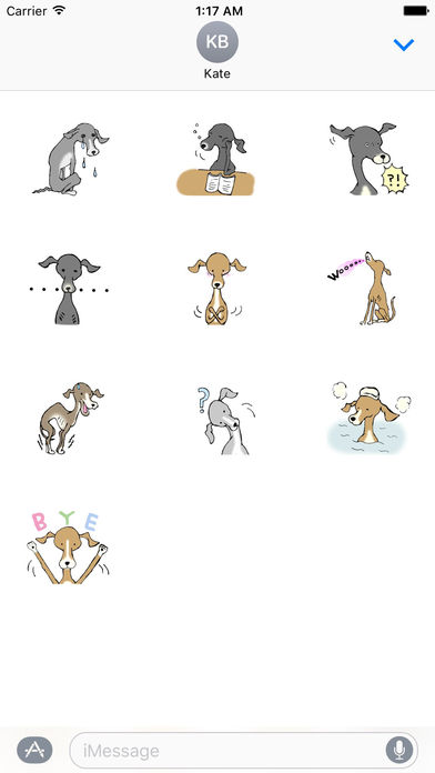 IggyMoji - Italian Greyhound Dog Sticker screenshot 3