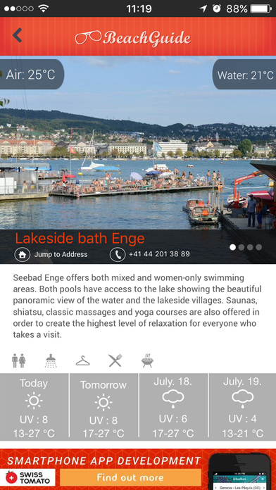 Lake Zurich - Beach Guide screenshot 2