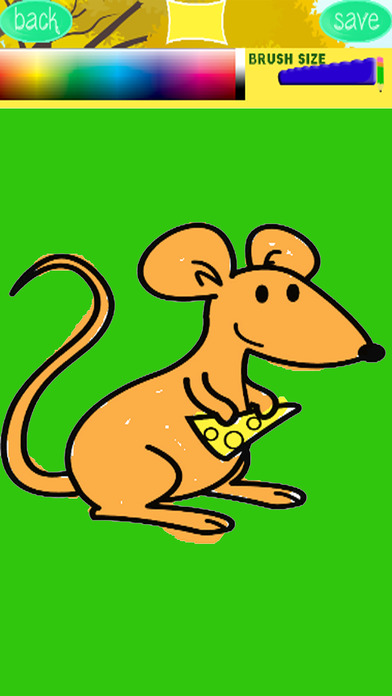 Mouse Hamster Coloring Book Games screenshot 3