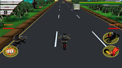 City Bike Stunt Race Attack screenshot 2