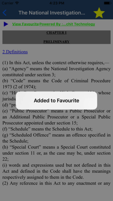 The National Investigation Agency Act 2008 screenshot 3