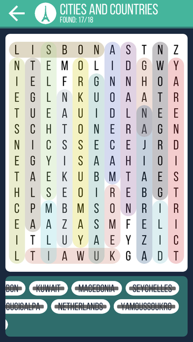 Word Search Puzzle Colorful - Find Hidden Words screenshot 4