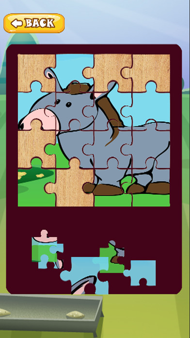 Animal Games Jigsaw Puzzle Donkey Edition screenshot 3